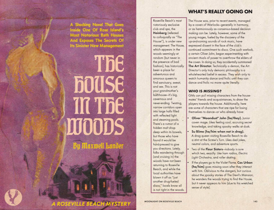 A Roseville Beach Mystery Scenario by Maxwell Lander